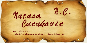 Nataša Čučuković vizit kartica